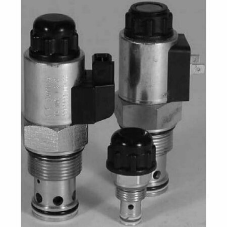 HYDAC 2-Way, 2 Position, Normally Open Hydraulic Cartridge Valve, Without Coil WS08YR-01-C-N-0 Without Coil
